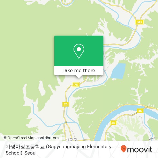가평마장초등학교 (Gapyeongmajang Elementary School) map