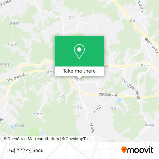 고려주유소 map