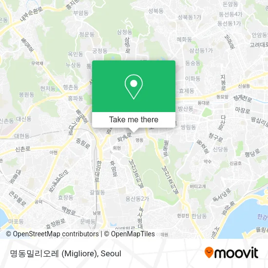 명동밀리오레 (Migliore) map