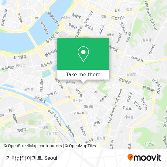 가락삼익아파트 map