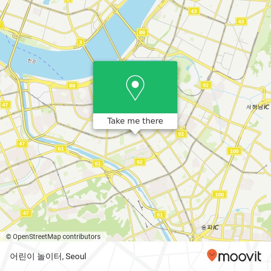 어린이 놀이터 map