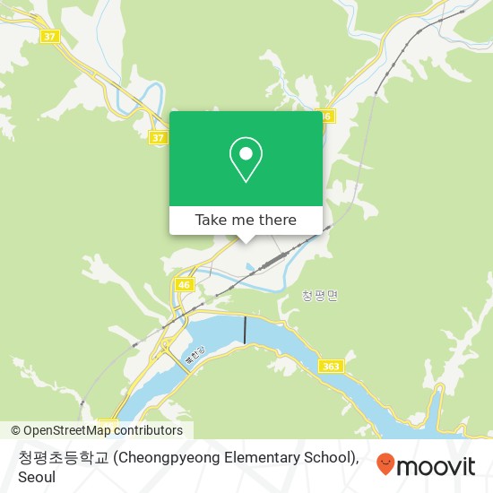 청평초등학교 (Cheongpyeong Elementary School) map