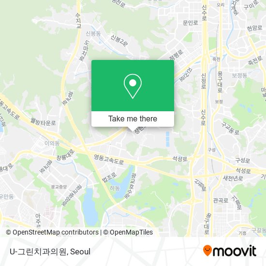 U-그린치과의원 map