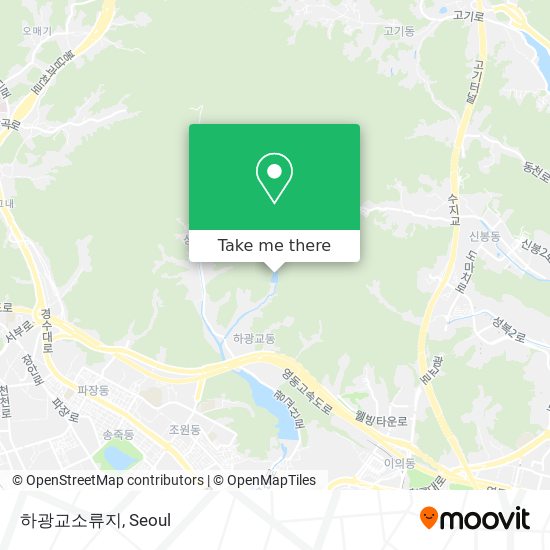 하광교소류지 map