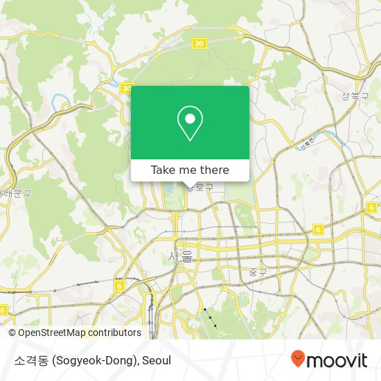 소격동 (Sogyeok-Dong) map