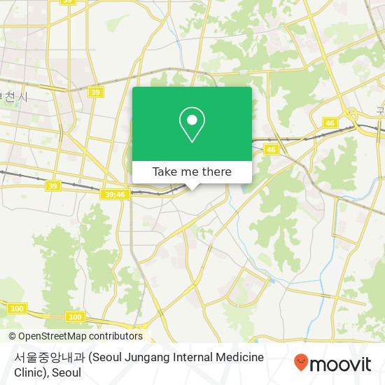 서울중앙내과 (Seoul Jungang Internal Medicine Clinic) map