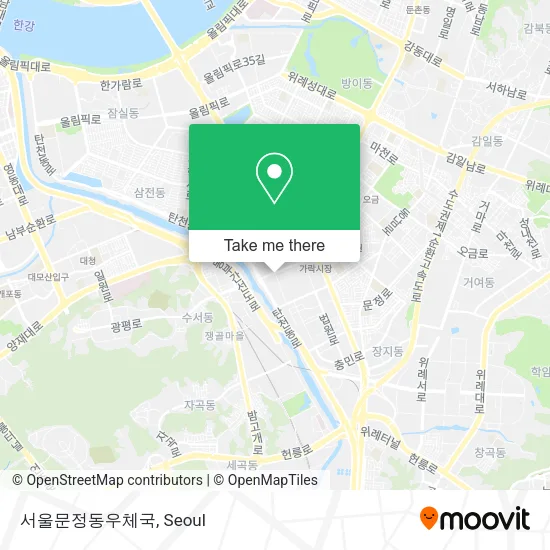 서울문정동우체국 map
