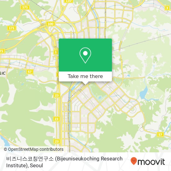 비즈니스코칭연구소 (Bijeuniseukoching Research Institute) map
