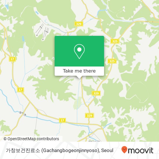 가창보건진료소 (Gachangbogeonjinnyoso) map