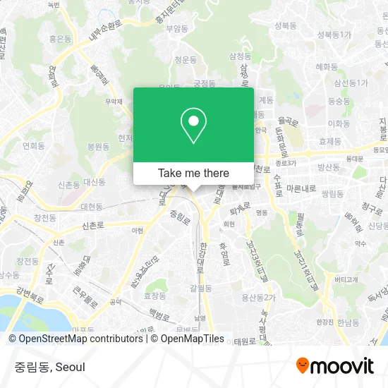 중림동 map