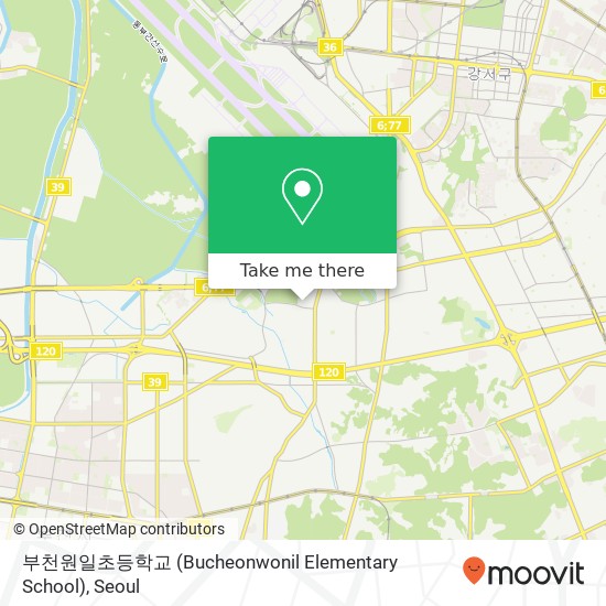 부천원일초등학교 (Bucheonwonil Elementary School) map