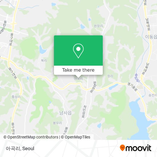 아곡리 map