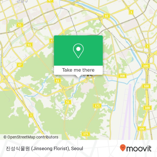 진성식물원 (Jinseong Florist) map