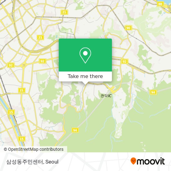 삼성동주민센터 map