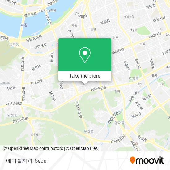 예미솔치과 map
