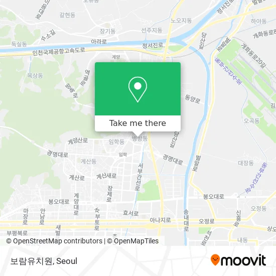 보람유치원 map