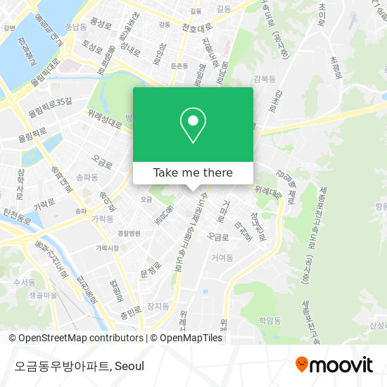 오금동우방아파트 map