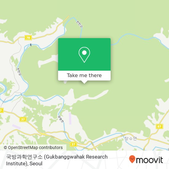 국방과학연구소 (Gukbanggwahak Research Institute) map