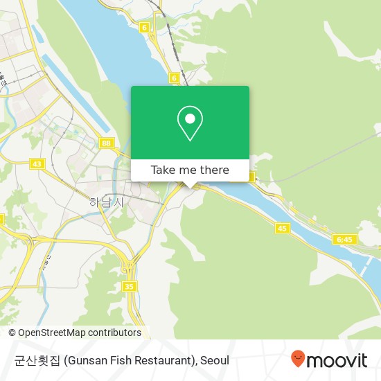 군산횟집 (Gunsan Fish Restaurant) map