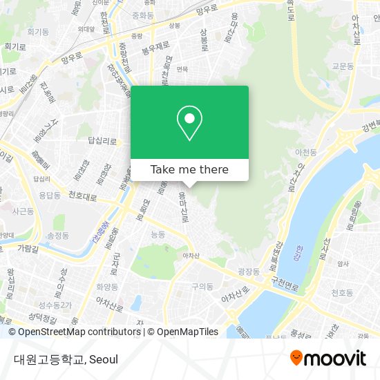 대원고등학교 map