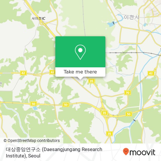 대상중앙연구소 (Daesangjungang Research Institute) map
