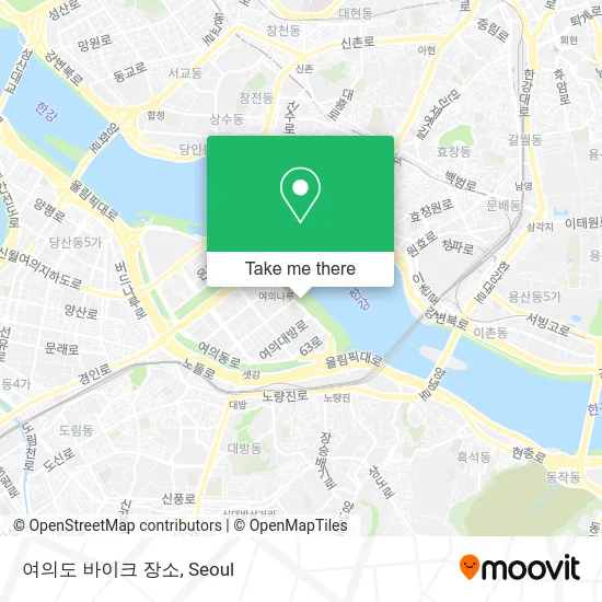 여의도 바이크 장소 map