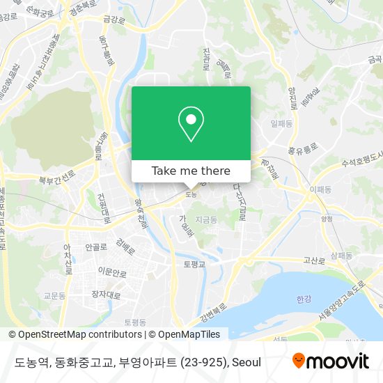 도농역, 동화중고교, 부영아파트 (23-925) map