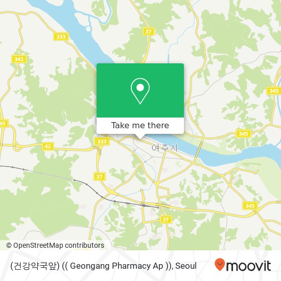 (건강약국앞) (( Geongang Pharmacy Ap )) map