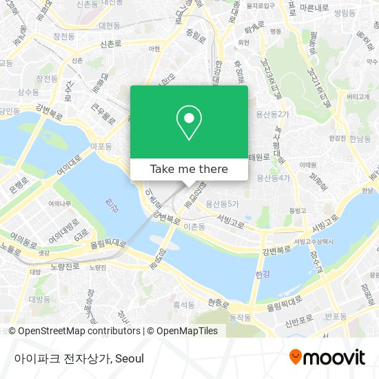 아이파크 전자상가 map