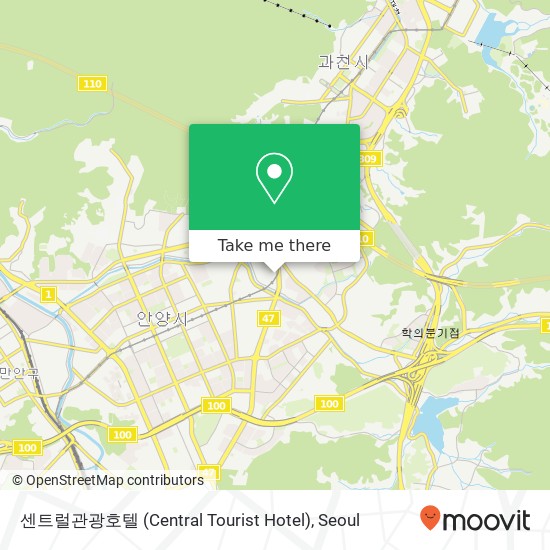 센트럴관광호텔 (Central Tourist Hotel) map