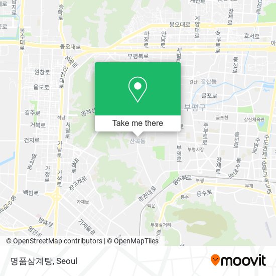 명품삼계탕 map
