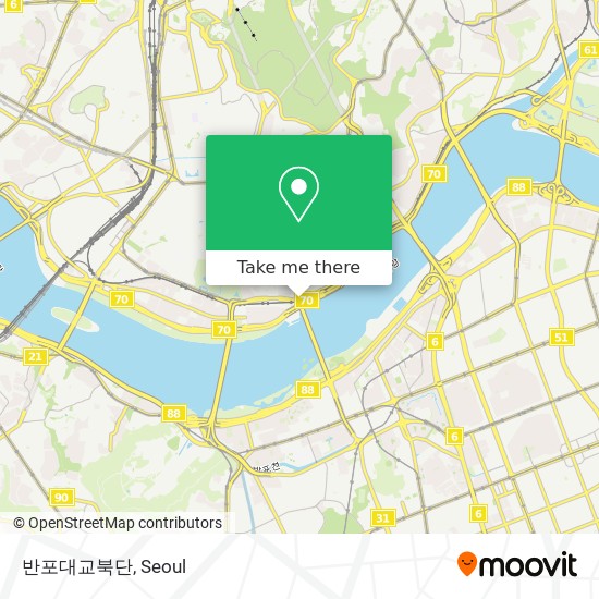 반포대교북단 map