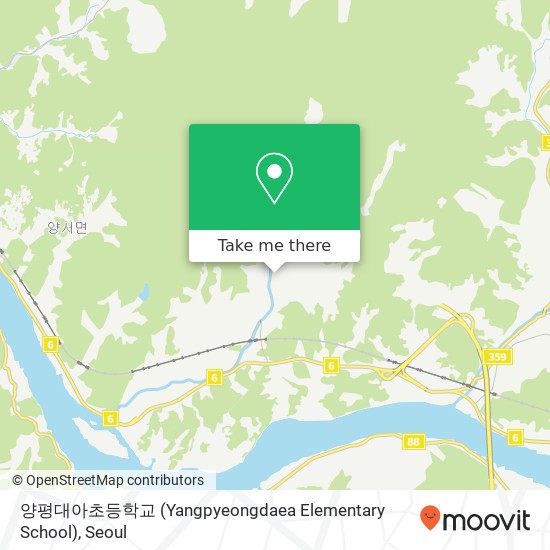 양평대아초등학교 (Yangpyeongdaea Elementary School) map