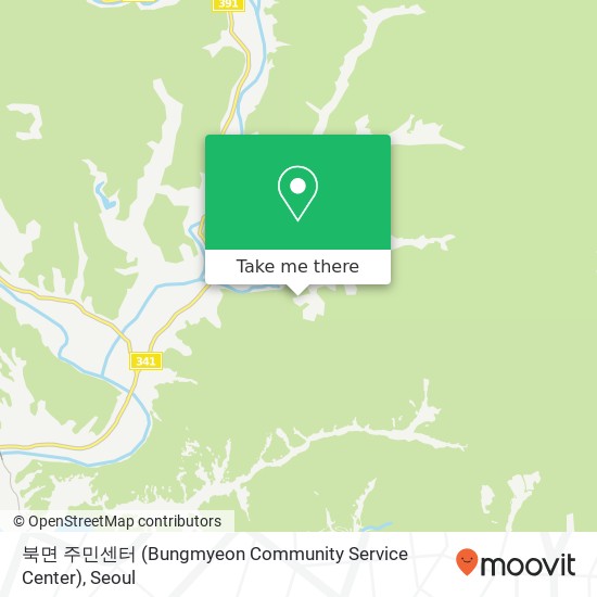 북면 주민센터 (Bungmyeon Community Service Center) map