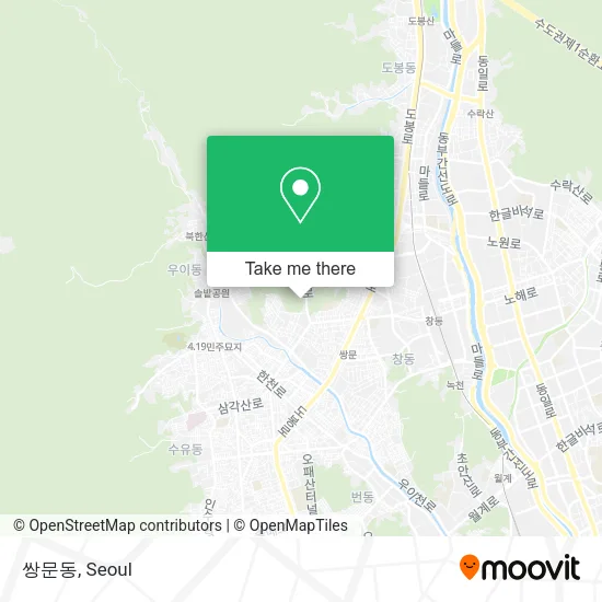 쌍문동 map
