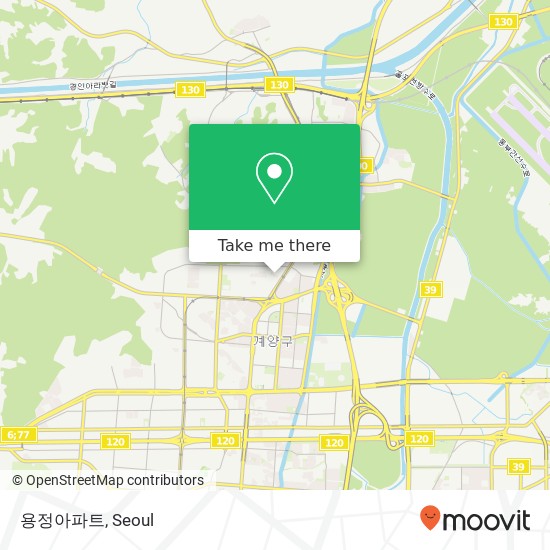 용정아파트 map
