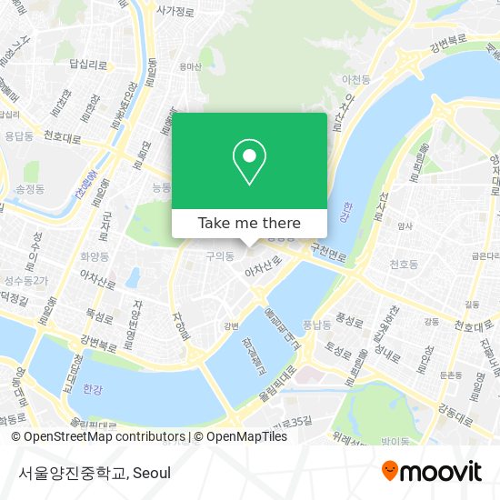 서울양진중학교 map