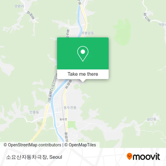 소요산자동차극장 map