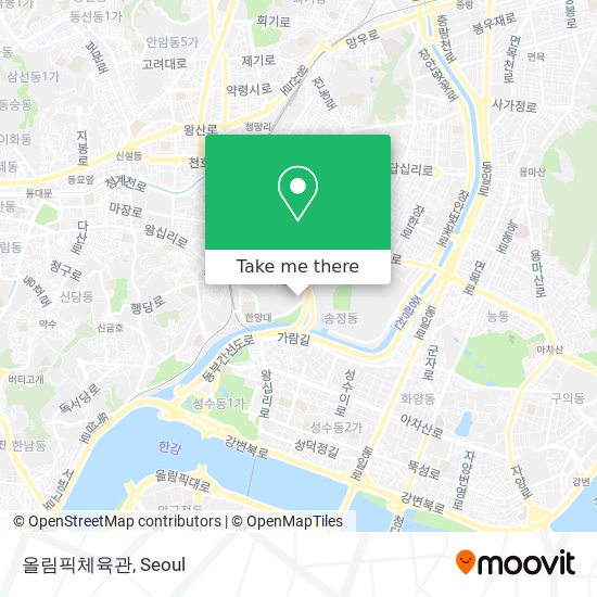 올림픽체육관 map