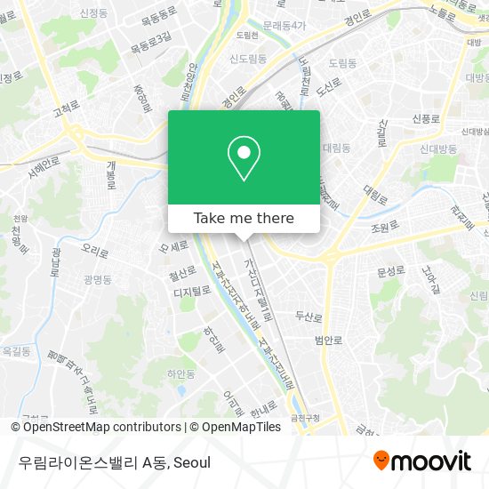 우림라이온스밸리 A동 map