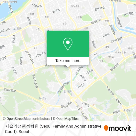 서울가정행정법원 (Seoul Family And Administrative Court) map