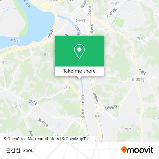 문산천 map