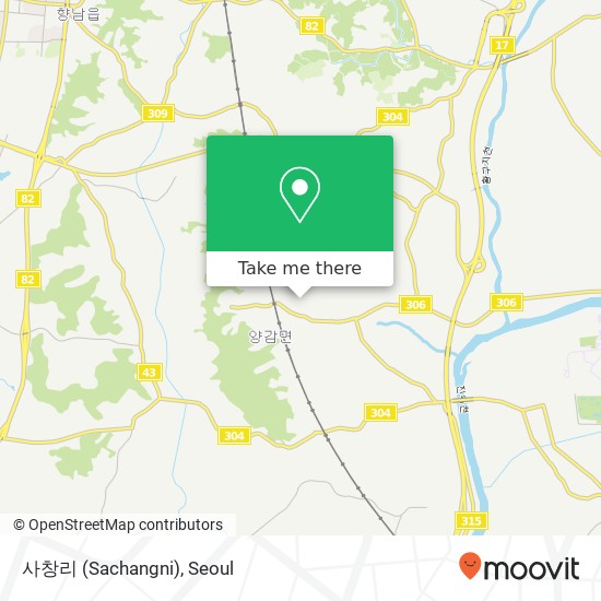 사창리 (Sachangni) map