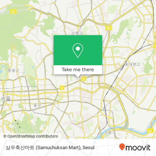 삼우축산마트 (Samuchuksan Mart) map