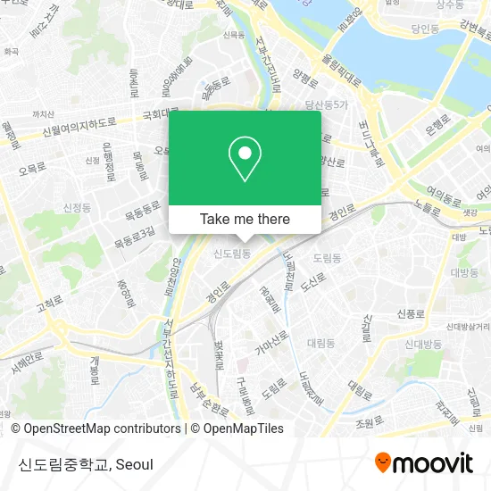 신도림중학교 map