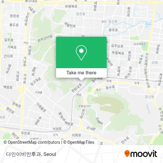 다인이비인후과 map