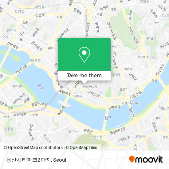 용산시티파크2단지 map