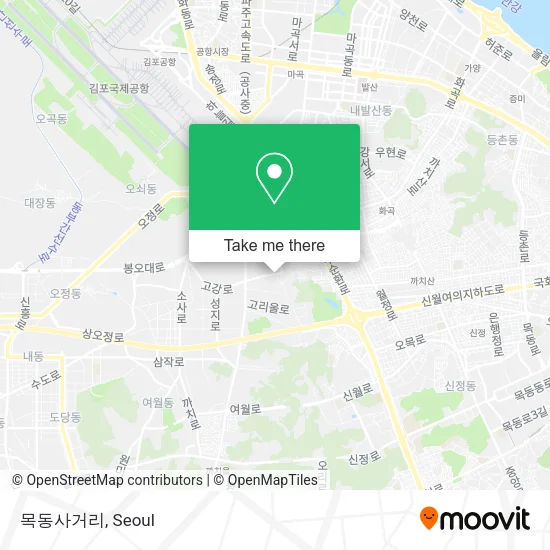 목동사거리 map
