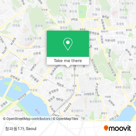 청파동1가 map