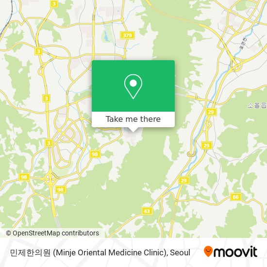 How to get to 민제한의원 (Minje Oriental Medicine Clinic) in 양주시, 경기도 by Bus or Subway | Moovit